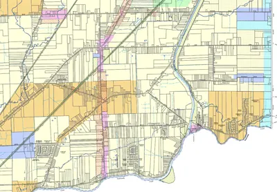 Maps at the Town of Pendleton